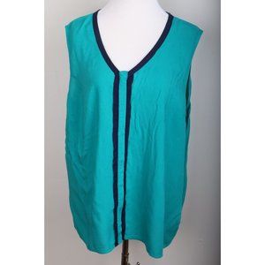 Tommy Hilfiger Sleeveless Tunic Blouse Shirt Top Women's Size XL